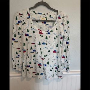 Anthropologie 3/4 length shirt